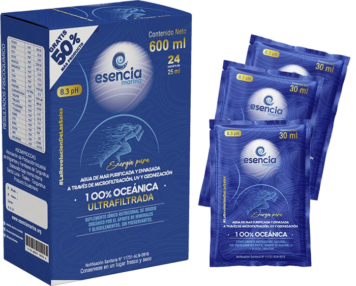 Pack Inicial — 1 caja de 24 sachets Esencia Marina
