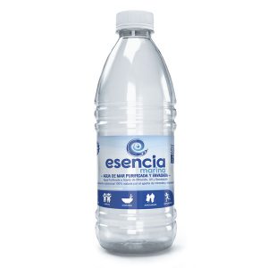 botella de 500 ml de agua de mar hipertonica purificada apta para consumo humano con registro sanitario