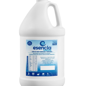agua de mar hipertónica 100% océanica en presentación de 4 litros apta para consumo humano